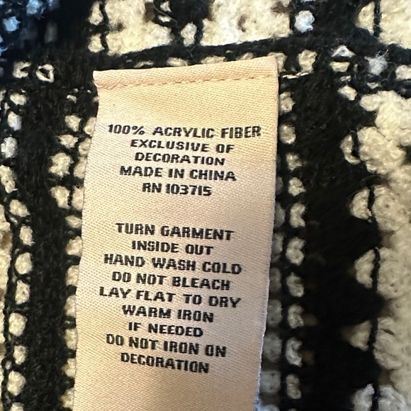 Nanette Lepore Monochrome Striped Cardigan - Picture 3 of 4